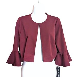 Perceptions cropped/shrug jacket